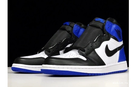 “FRAGMENT” ROYAL-WHITE AIR RETRO 1 SPORT MENS BLACK JORDAN 0731